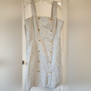 Black & White Geometric Patterened Dress